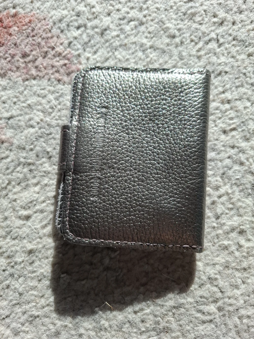 Stardust 🦄 Portland Leather Metallic Bi-fold Wallet NWT